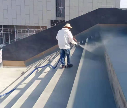 體育館翻新防腐噴涂聚脲 高壓機(jī)(圖2) 體育館翻新防腐噴涂聚脲案例