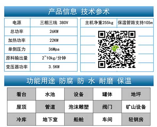 兩墻中間填充什么隔熱保溫材料 硬泡組合料(圖3) 硬泡組合料高壓機(jī)參數(shù)