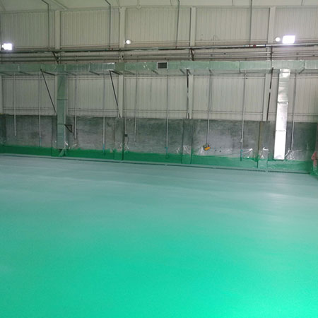 牧原養(yǎng)殖場豬舍耐磨地面噴涂案例